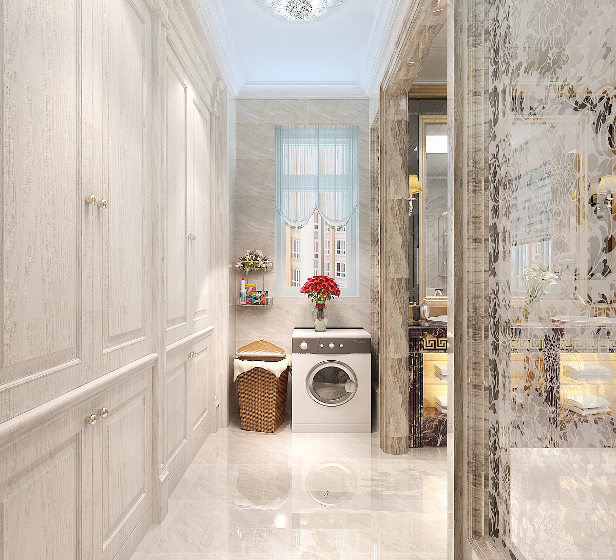 奥北公元137㎡三室两厅两卫现代简约风格装修效果图-金舍装饰