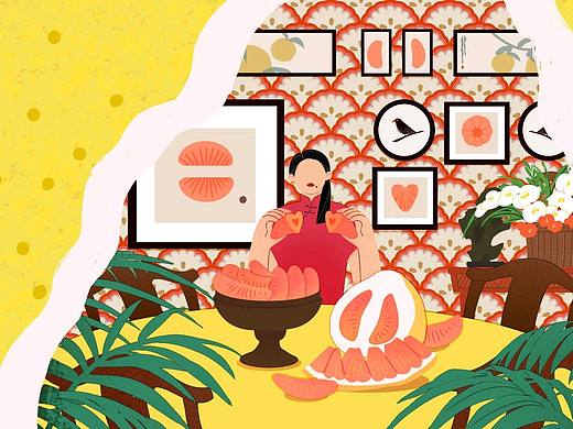 《恋食记·水果集》-家居包装品牌插画