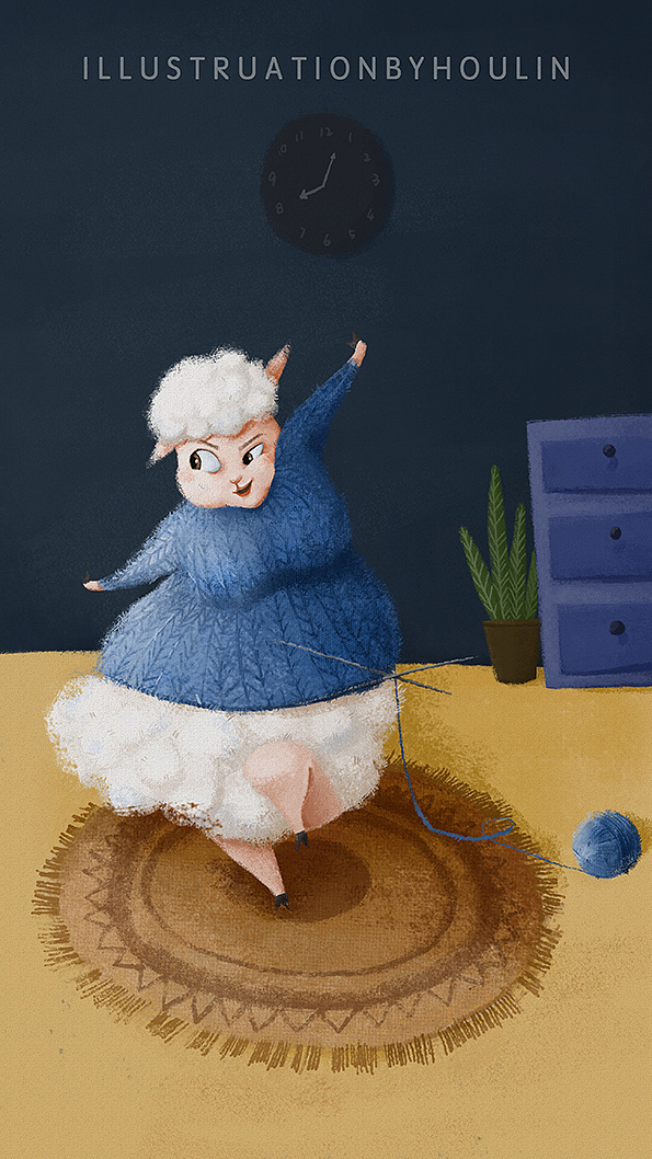 原创 | 一点温暖（图ZOTk2Mzk2NDg=） - 商业插画 - 站酷设计师侯顺顺原创素材 - 站酷ZCOOL