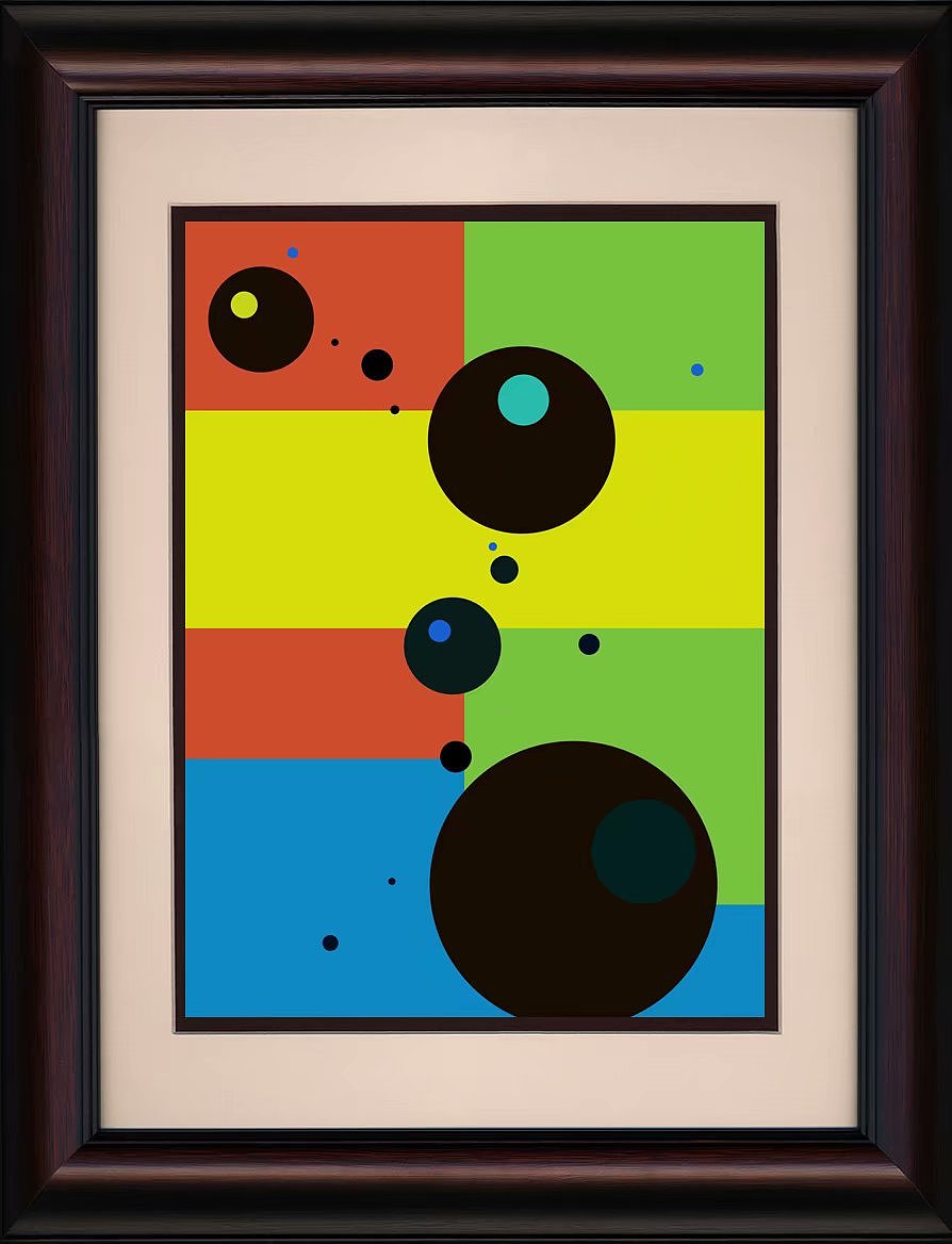 抽象画与拼贴画