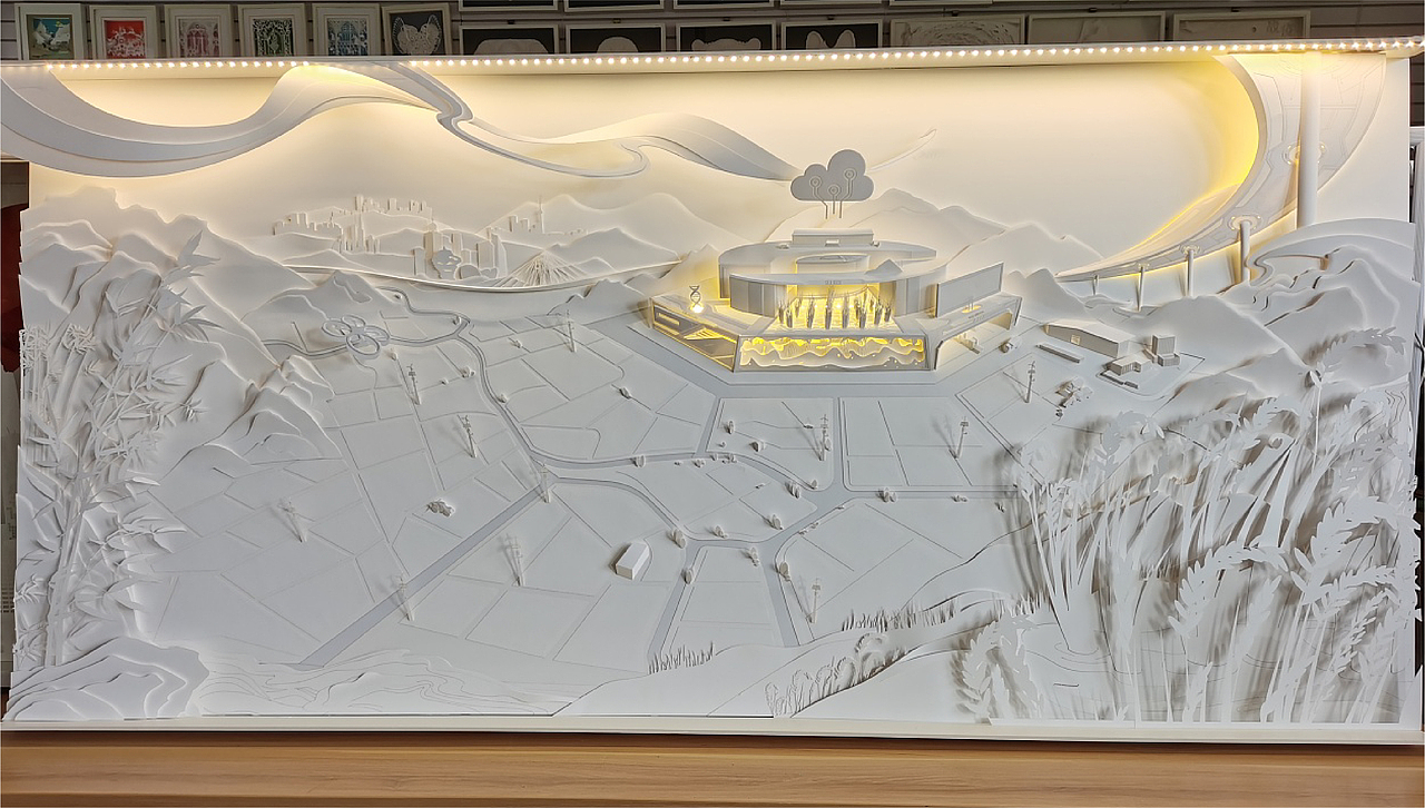 2020年迪拜世博会纸雕墙插画设计（图ZMjg4OTQ1Njg4） - 艺术插画 - 站酷设计师本风创意原创素材 - 站酷ZCOOL