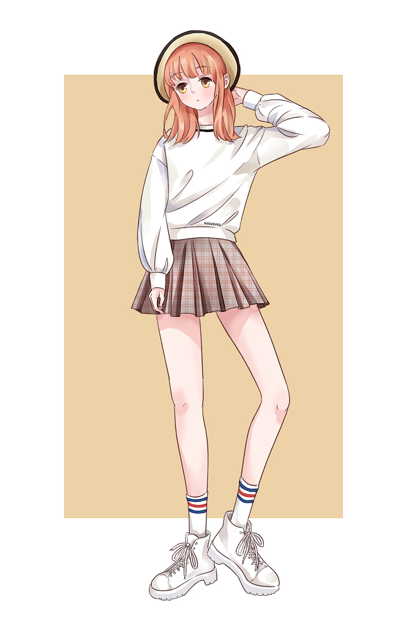 一组最近的漫画人物服饰搭配练习