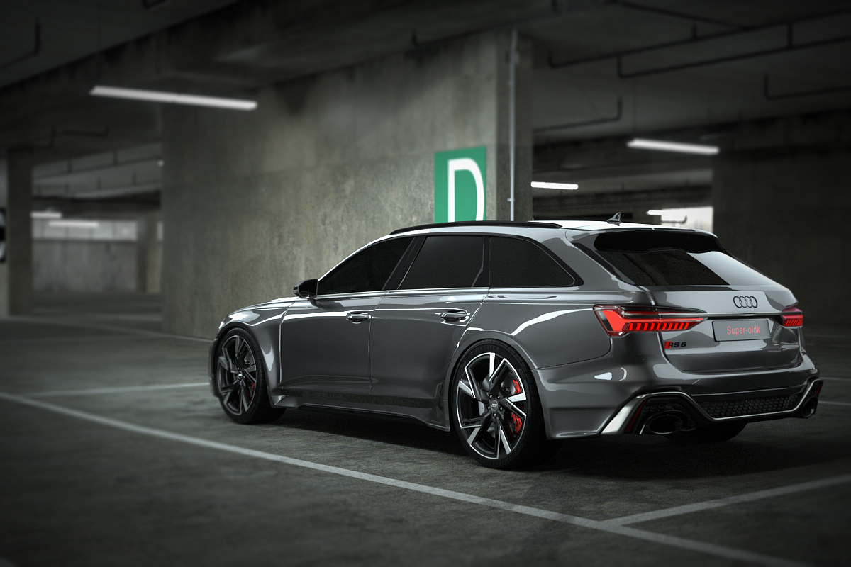 C4D Audi RS6 Avant（图ZMjc1Nzk0MzYw） - 机械/交通 - 站酷设计师钱大大Kimura原创素材 - 站酷ZCOOL