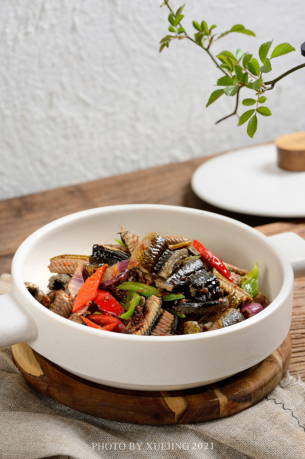 开封,在梁君宿餐品出品拍摄