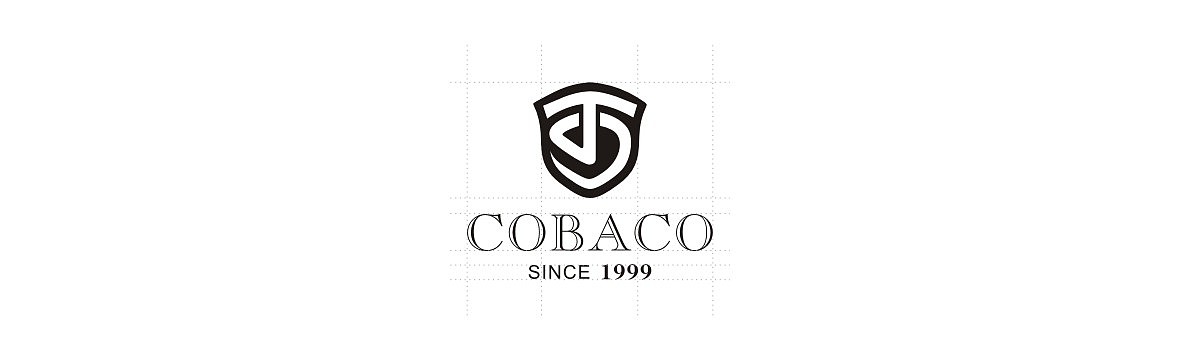 整个logo图形部分是以一个盾牌的形状,将品牌字"可","百"巧妙的结合到