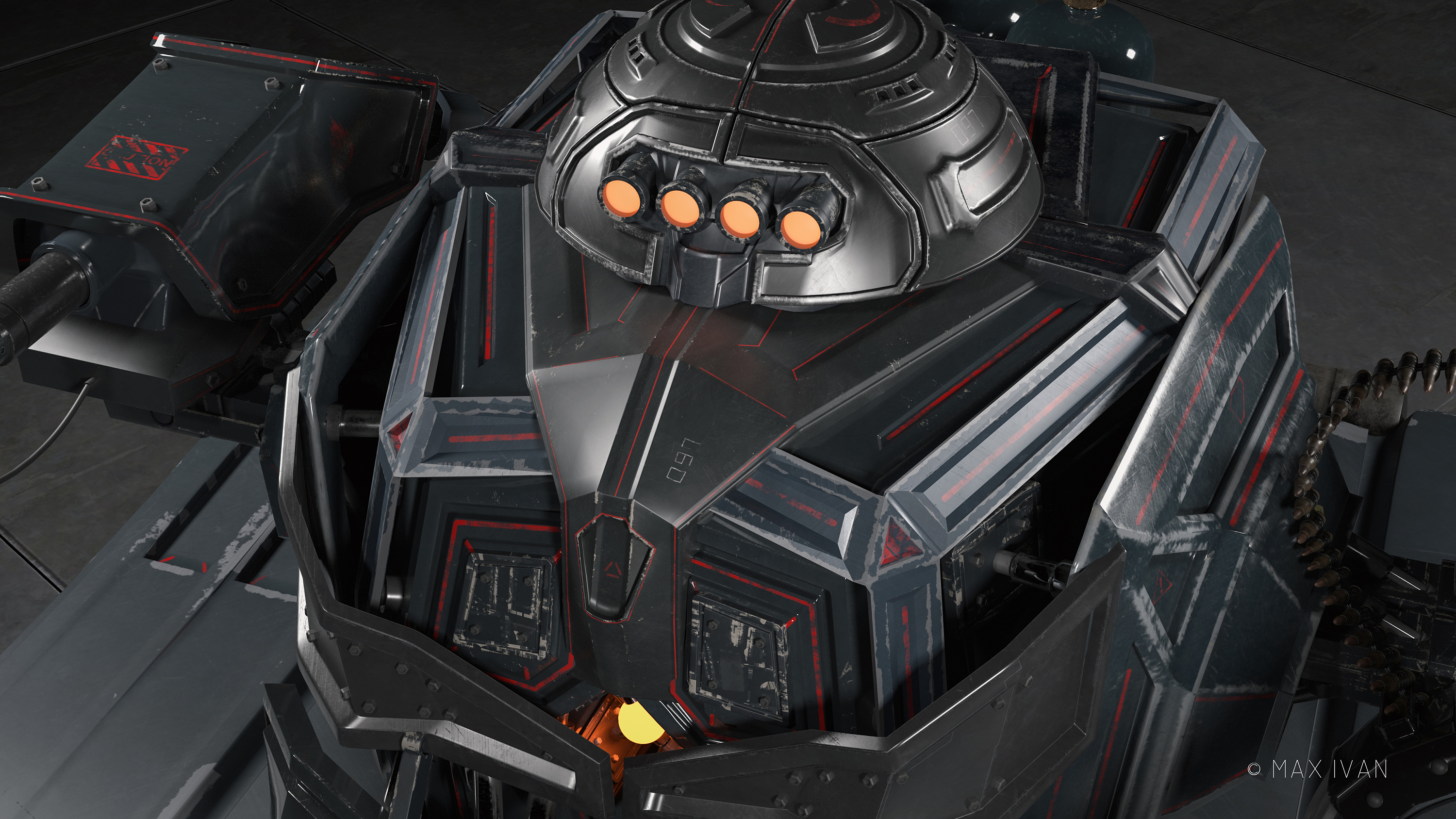 陆地机甲设计 tank-robot