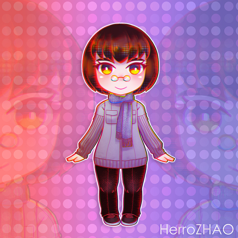 新年伊始自画像（图ZMjM4ODA0NDg4） - 商业插画 - 站酷设计师HerroZhao原创素材 - 站酷ZCOOL