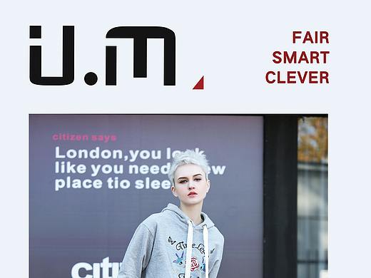 优米女装海报收银台灯箱设计