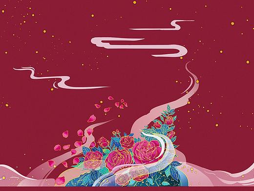 中國風花（個人主頁-ZNTA0OTM5MDQ=） - 圖案 - 站酷設計師海的女兒811原創(chuàng)素材 - 站酷ZCOOL