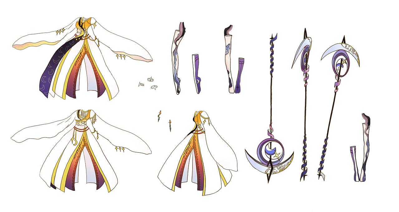 泷夜叉姬 - 黎歌星海（图ZMTg2MjkzNTk2） - 商业插画 - 站酷设计师2DANGJIA原创素材 - 站酷ZCOOL