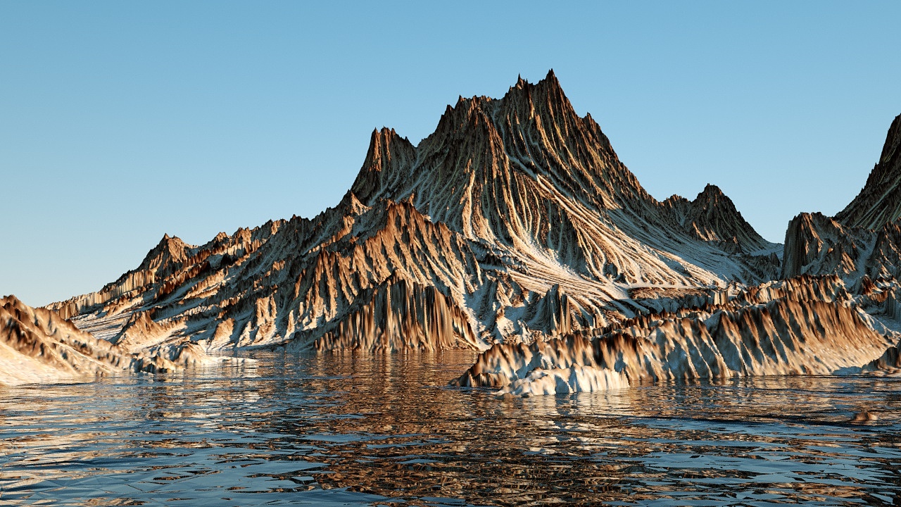 cinema4d山体练习