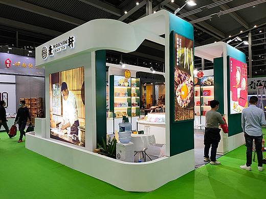 麦轩食品-深圳茶博会展览设计 大匠几何创意
