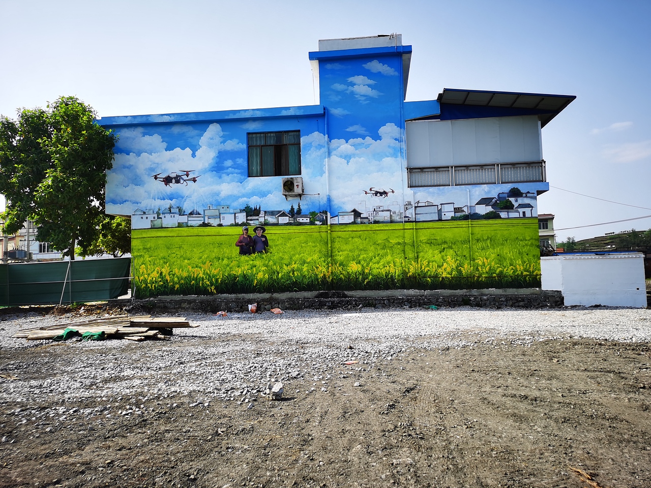 乡村文化墙,农村壁画,农村墙绘