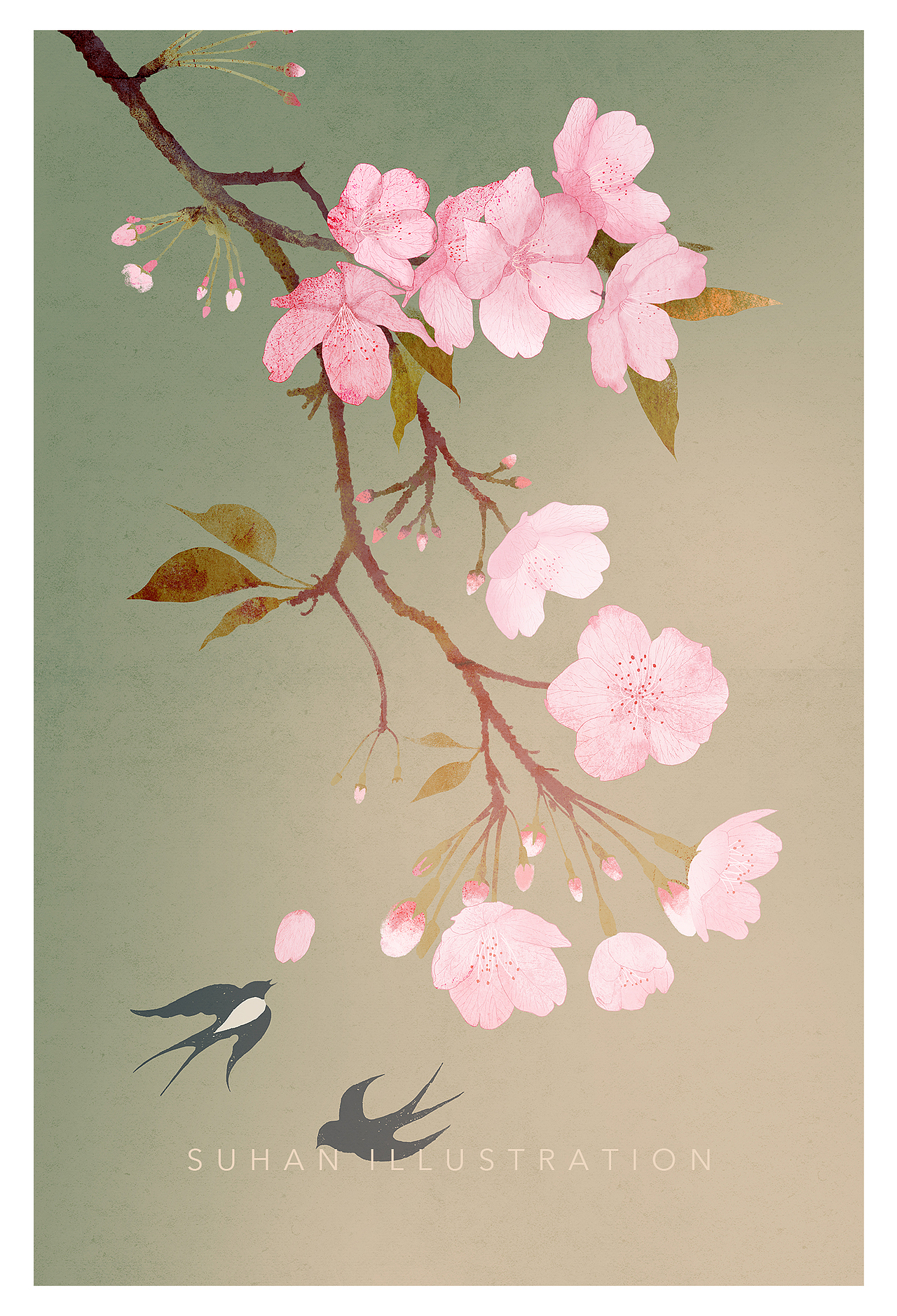 2020年度插画总结｜在冬夜，赴孤岛诗社的约（图ZMjM4NjA2OTI0） - 创作习作 - 站酷设计师苏寒原创素材 - 站酷ZCOOL