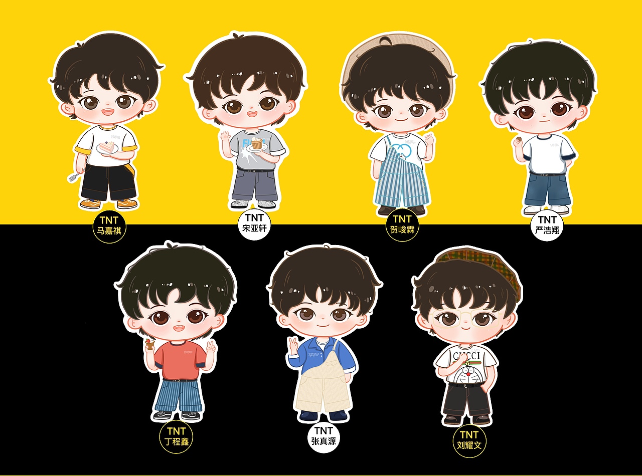 TNTQ版（图ZMjY4NDU1NDM2） - 商业插画 - 站酷设计师大猫子嗷呜原创素材 - 站酷ZCOOL