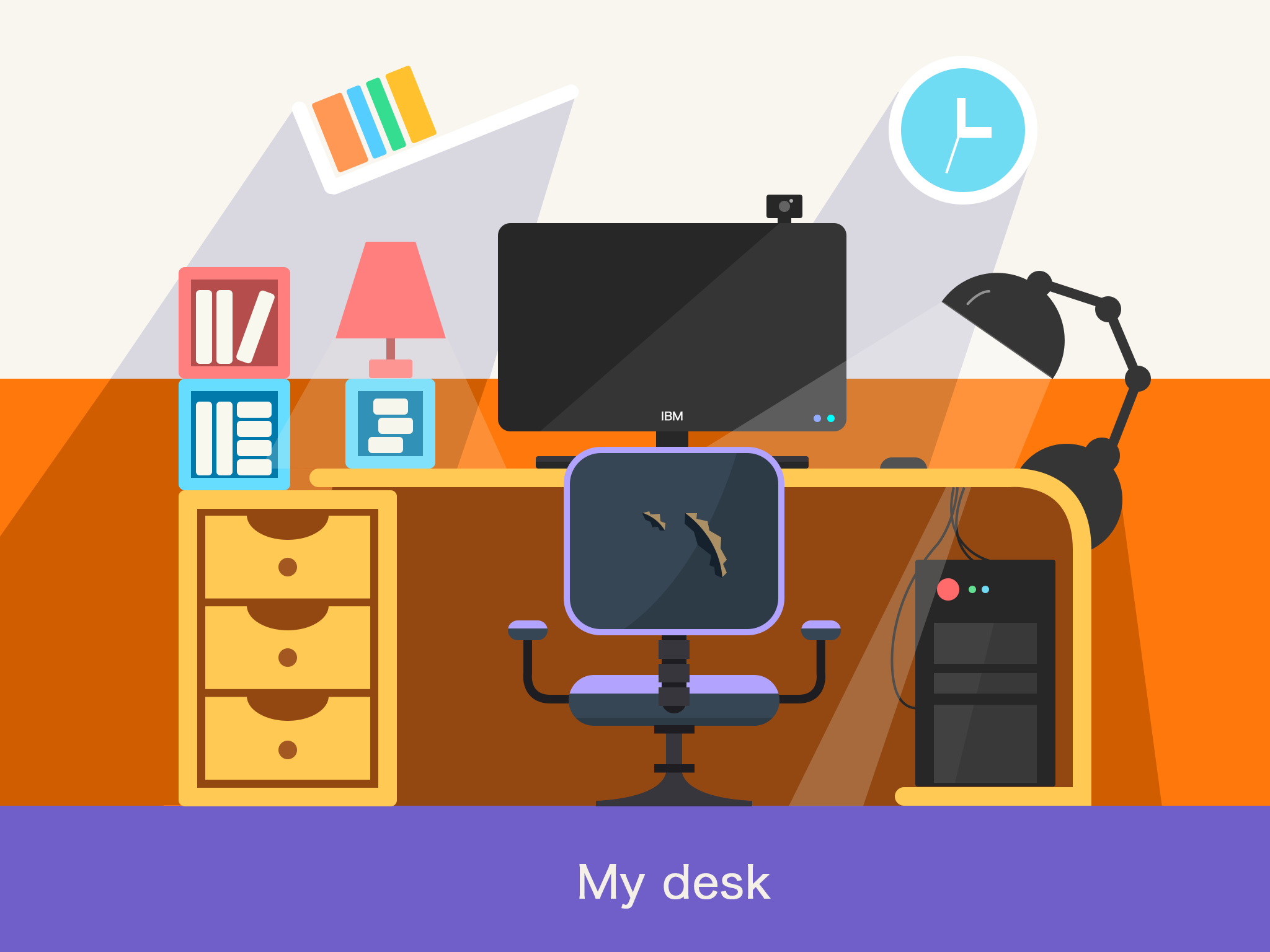 书桌|插画|创作习作|小胳膊儿 - 原创作品 - 站酷 (zcool)