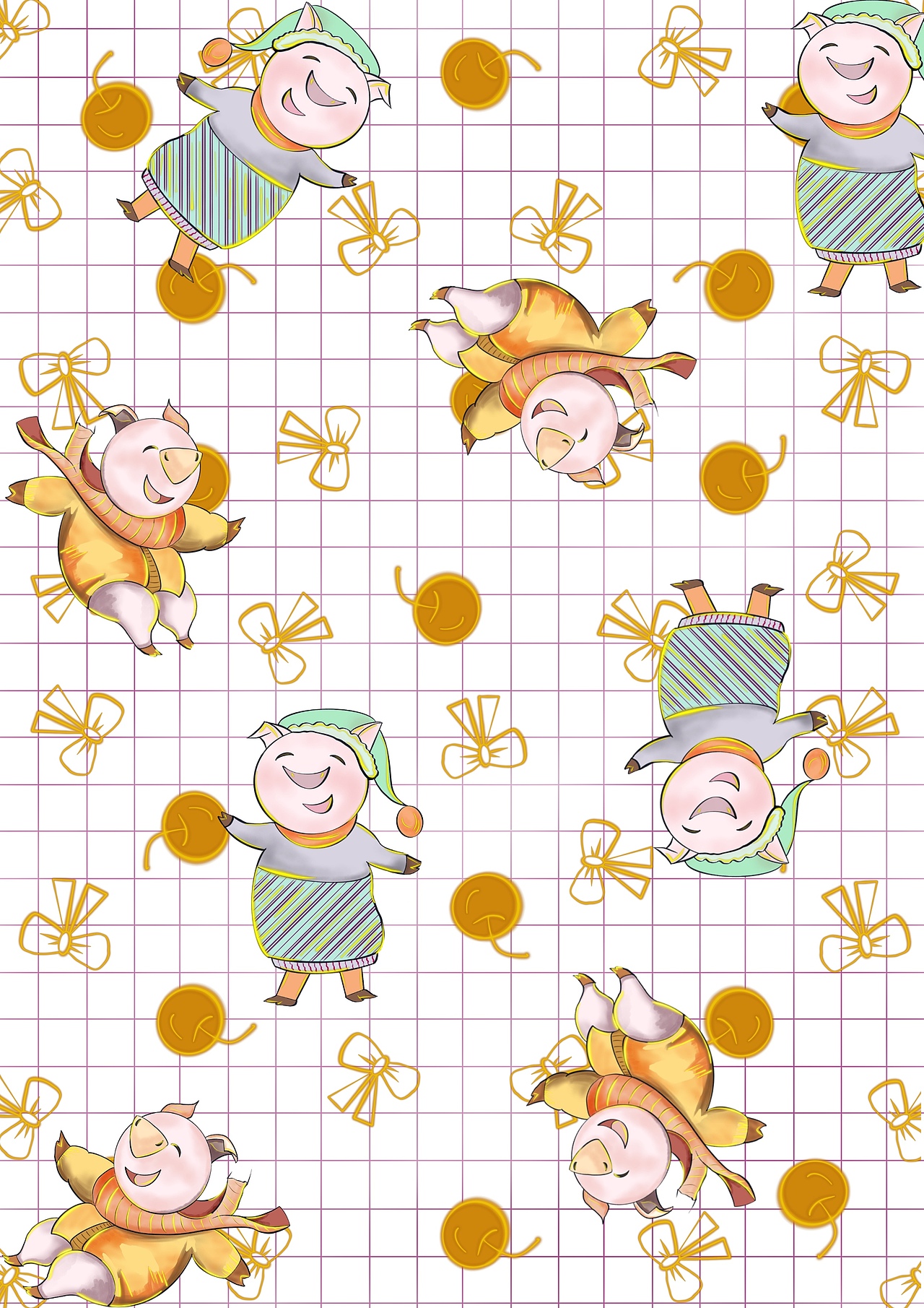 晚安小猪仔（图ZMjY2NDg0OTYw） - 商业插画 - 站酷设计师郑娃娃原创素材 - 站酷ZCOOL