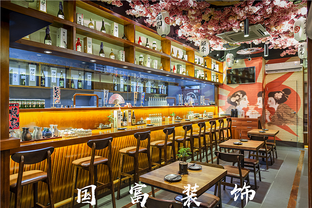 萧山石川居酒屋（图ZMTgyOTg5OTgw） - 家装设计 - 站酷设计师浙江国富装饰原创素材 - 站酷ZCOOL