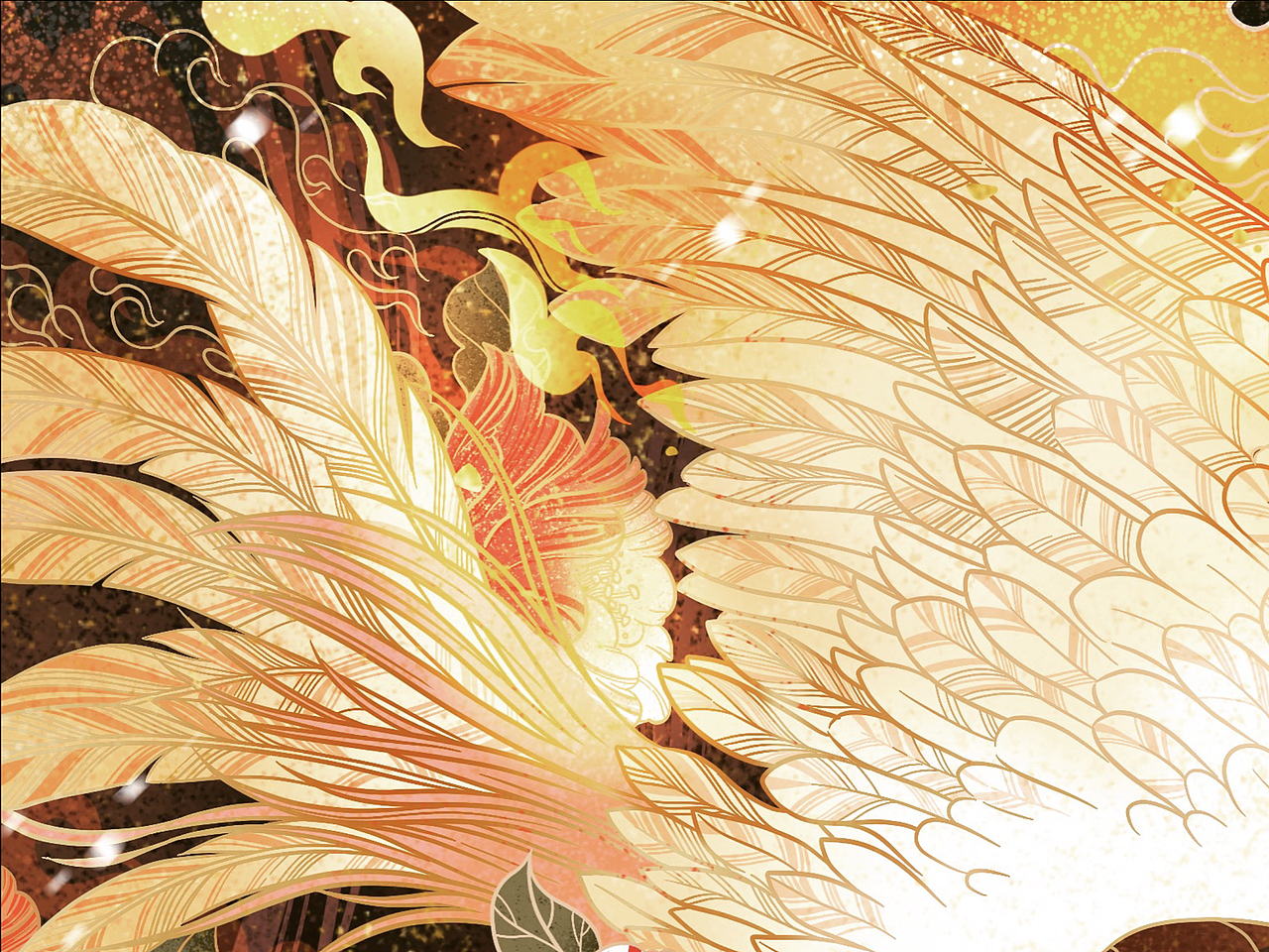 凤凰浴火（图ZMTc1OTY0NDI4） - 商业插画 - 站酷设计师斐momoyan原创素材 - 站酷ZCOOL