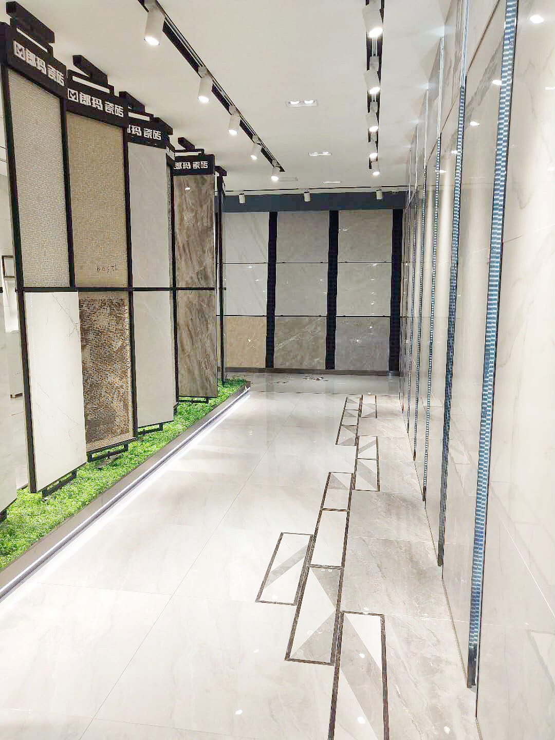 郎玛瓷砖榆树店 瓷砖门店实景摄影