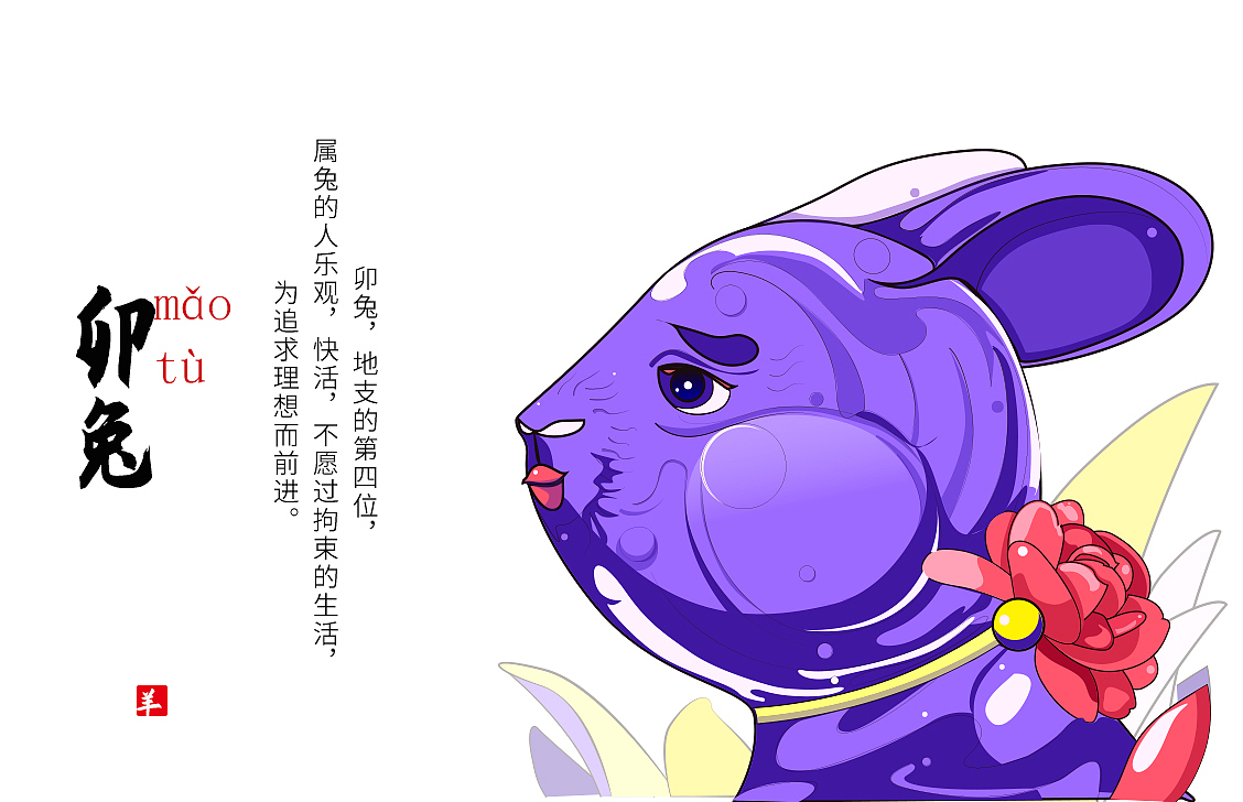 12生肖（图ZMTk4NTE0MjI4） - 新锐潮流插画 - 站酷设计师大杨啊原创素材 - 站酷ZCOOL