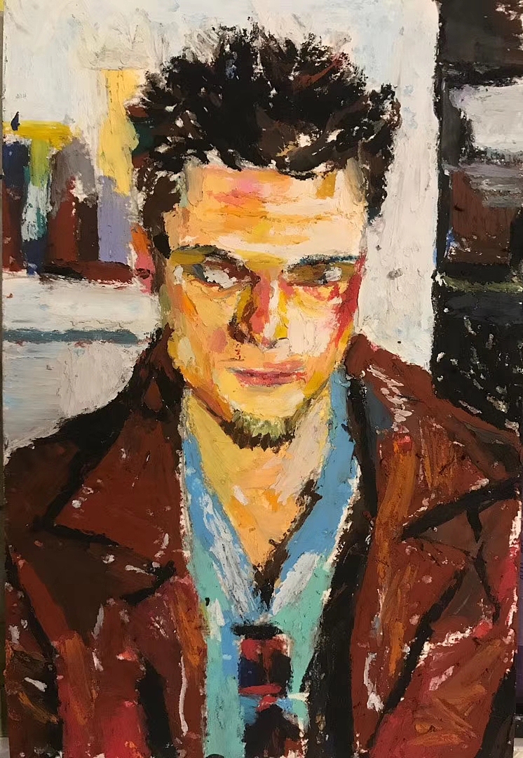 油画棒电影插画（图ZMjA2ODY0NjU2） - 其他 - 站酷设计师三文鱼干原创素材 - 站酷ZCOOL