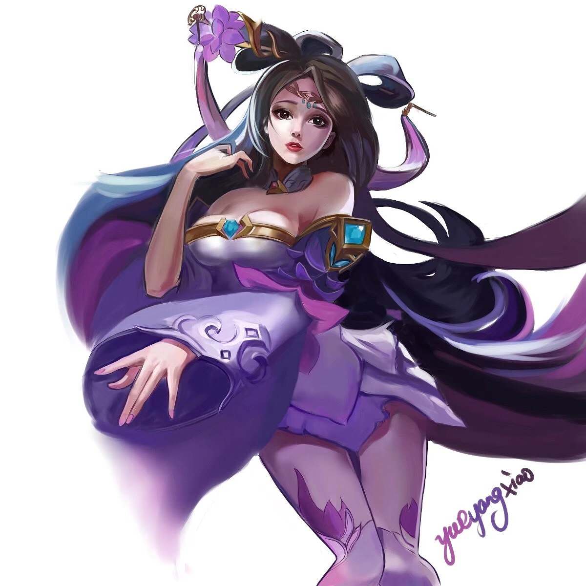 王者荣耀貂蝉临摹