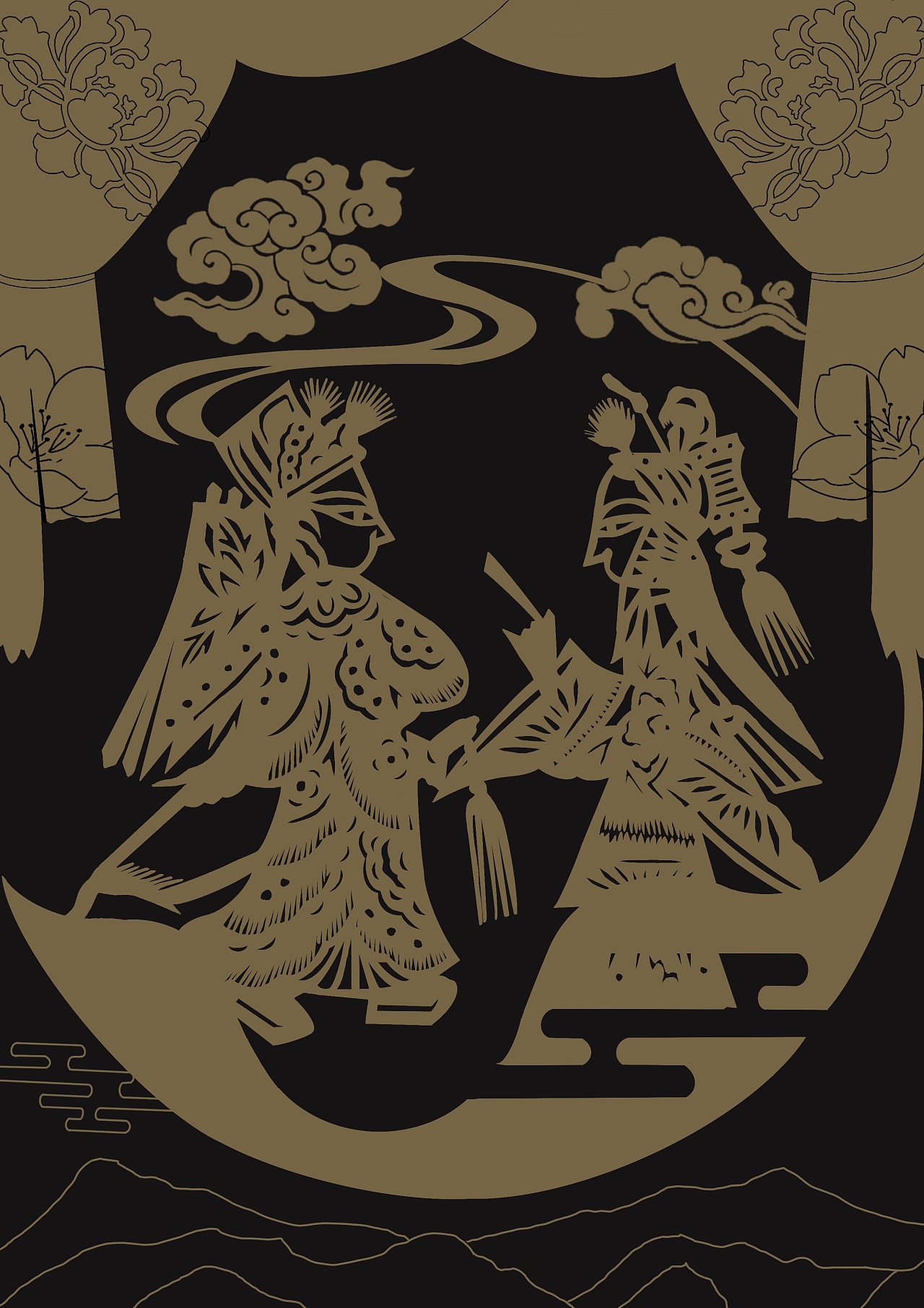 传统艺术创新——皮影|平面|海报|autumnge - 原创作品 - 站酷 (zcool