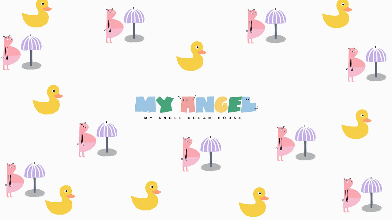 宁波 · 《MY ANGEL》亲子餐饮品牌设计（图ZNTUxNDM4MDQ=） - 图案 - 站酷设计师你好大海品牌设计原创素材 - 站酷ZCOOL