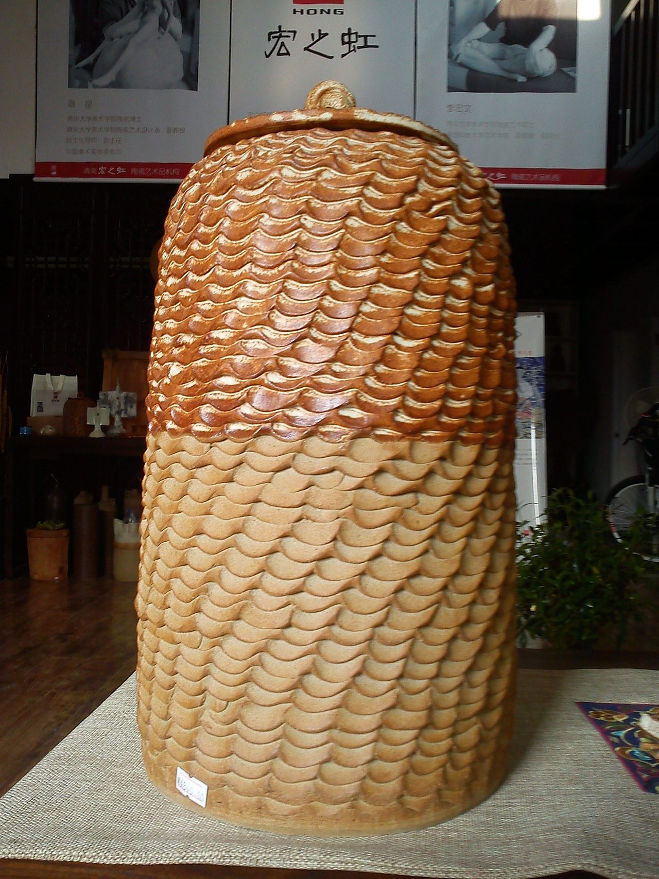 纯手工泥条盘筑茶叶罐