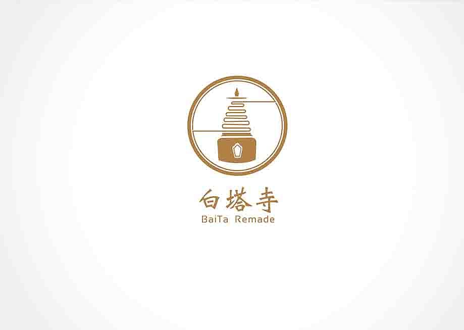 LIVE 平面| 白塔寺标识 （练习）（图ZNTA5NzkyODA=） - Logo - 站酷设计师玄子玄原创素材 - 站酷ZCOOL