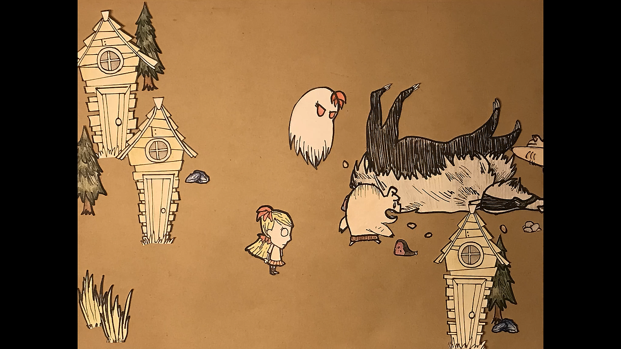 Don't Starve 剪纸风格定格动画（图ZMTMxMjMzMDI4） - 动画片 - 站酷设计师球球璇原创素材 - 站酷ZCOOL