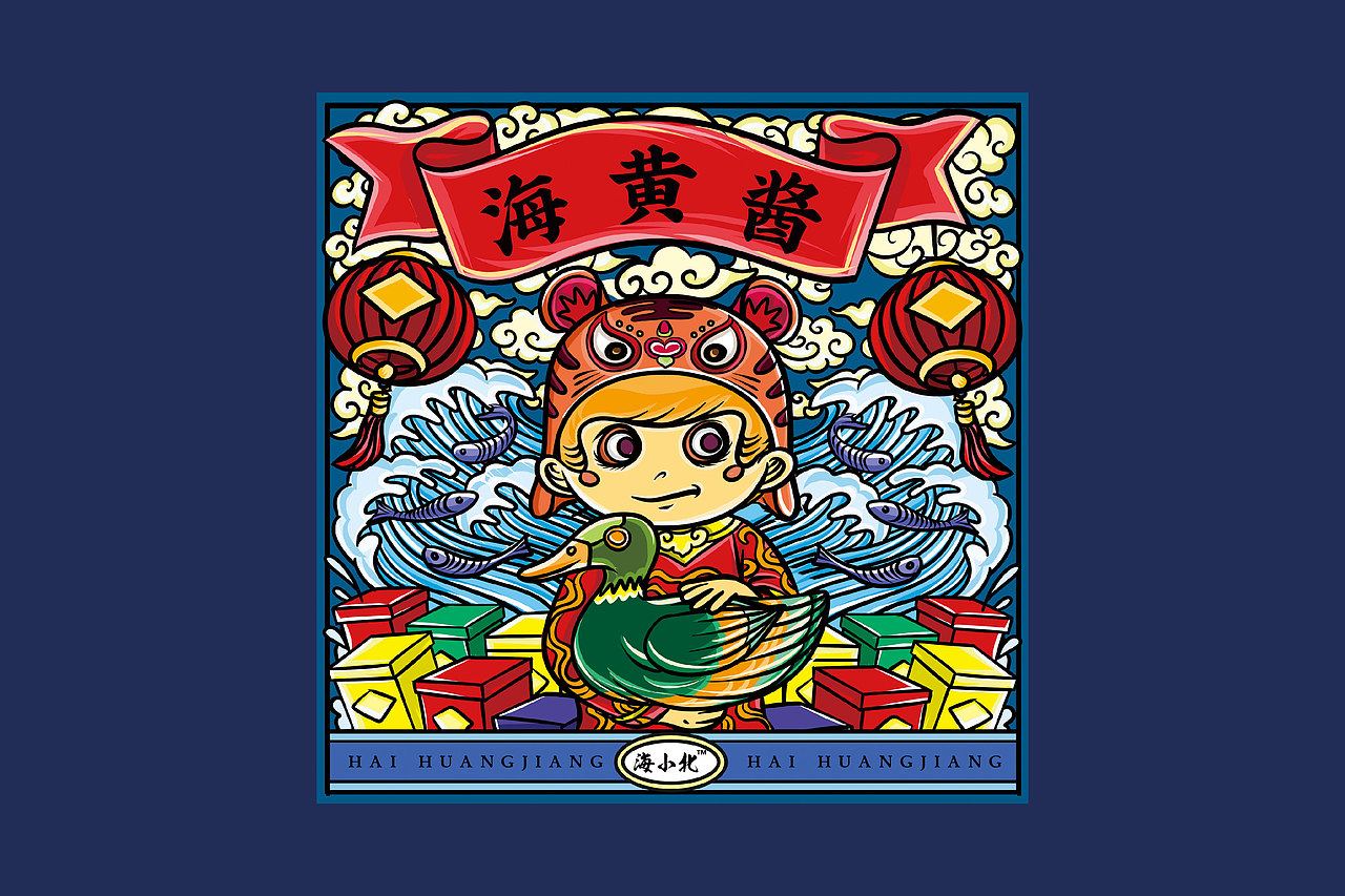 猴子IP国潮包装设计