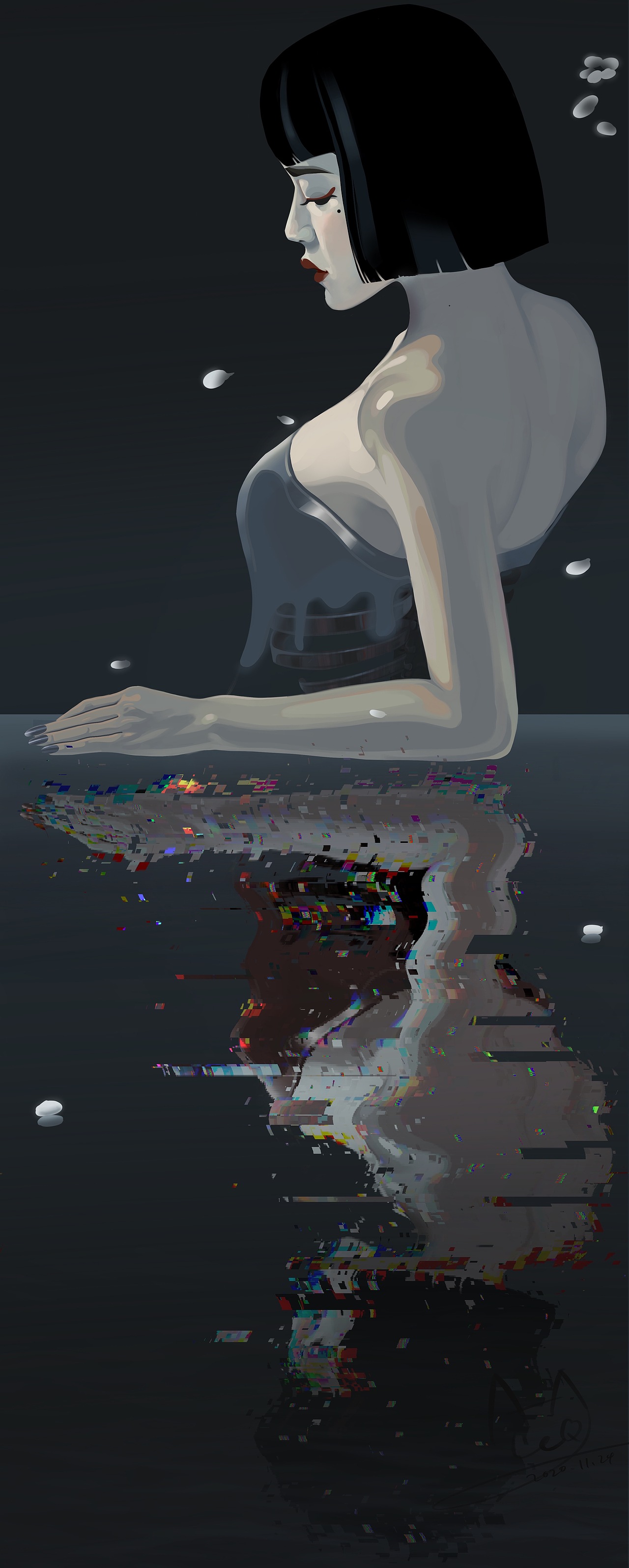 练习：《镜》（图ZMjMzMTU1NDY0） - 创作习作 - 站酷设计师_刘昱安原创素材 - 站酷ZCOOL
