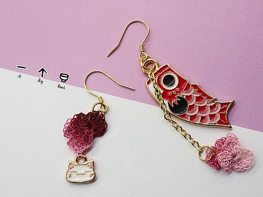 【一个碗】秋风起锦鲤与猫小配饰