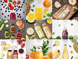 美食果汁水果外卖点餐下午茶饮品拼盘品牌广告海报设计