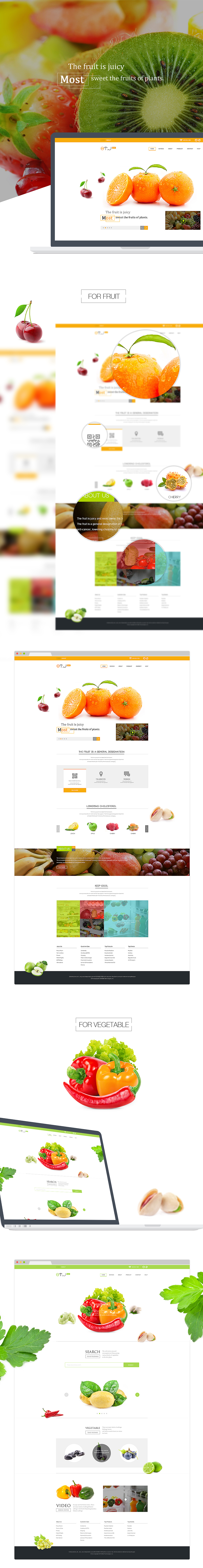 FRUIT & VEGETABLE （revise）（图ZMjI2MzMyMjQ=） - 企业官网 - 站酷设计师Steven1990原创素材 - 站酷ZCOOL