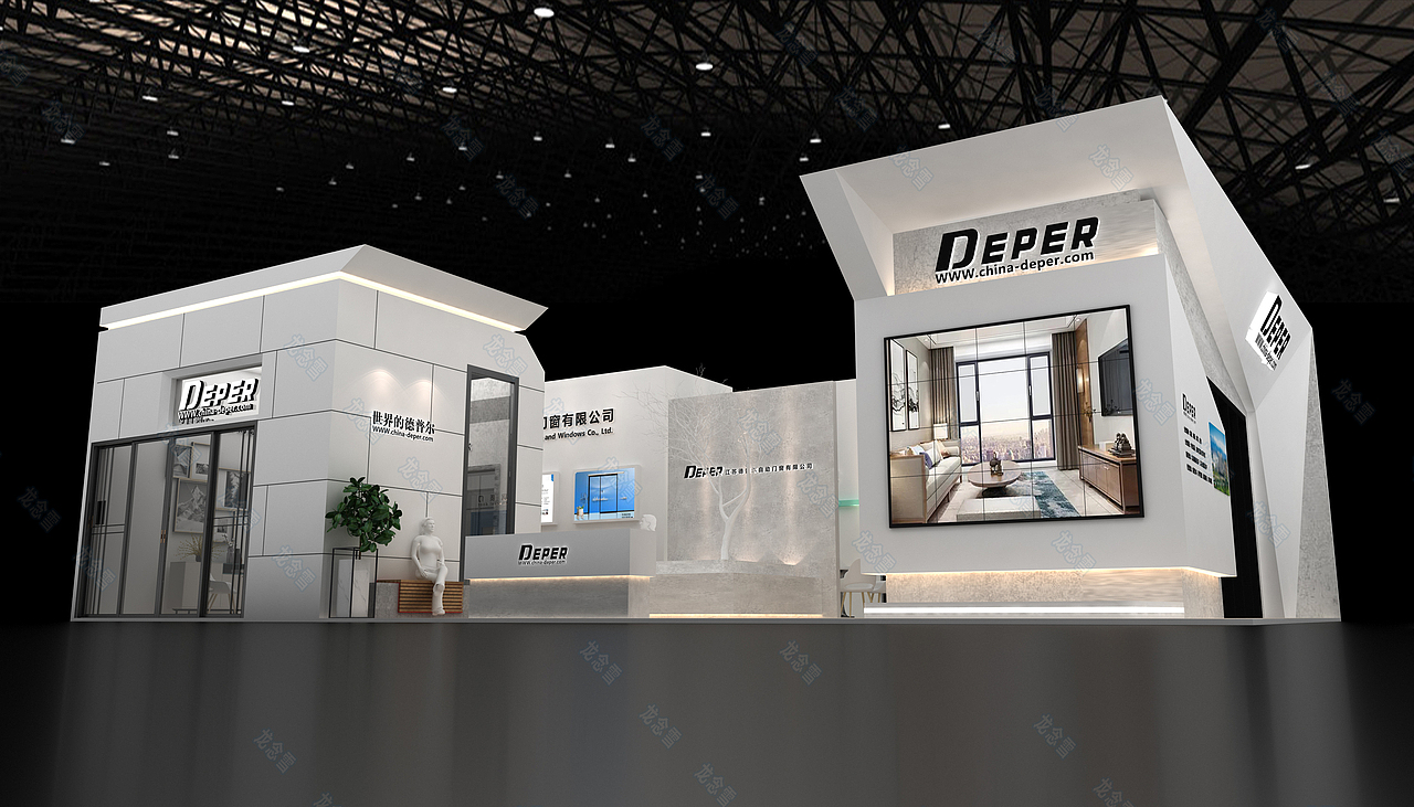 德普尔门窗展台效果图（图ZMjY2MzM0MjI0） - 建筑/空间 - 站酷设计师君如水原创素材 - 站酷ZCOOL