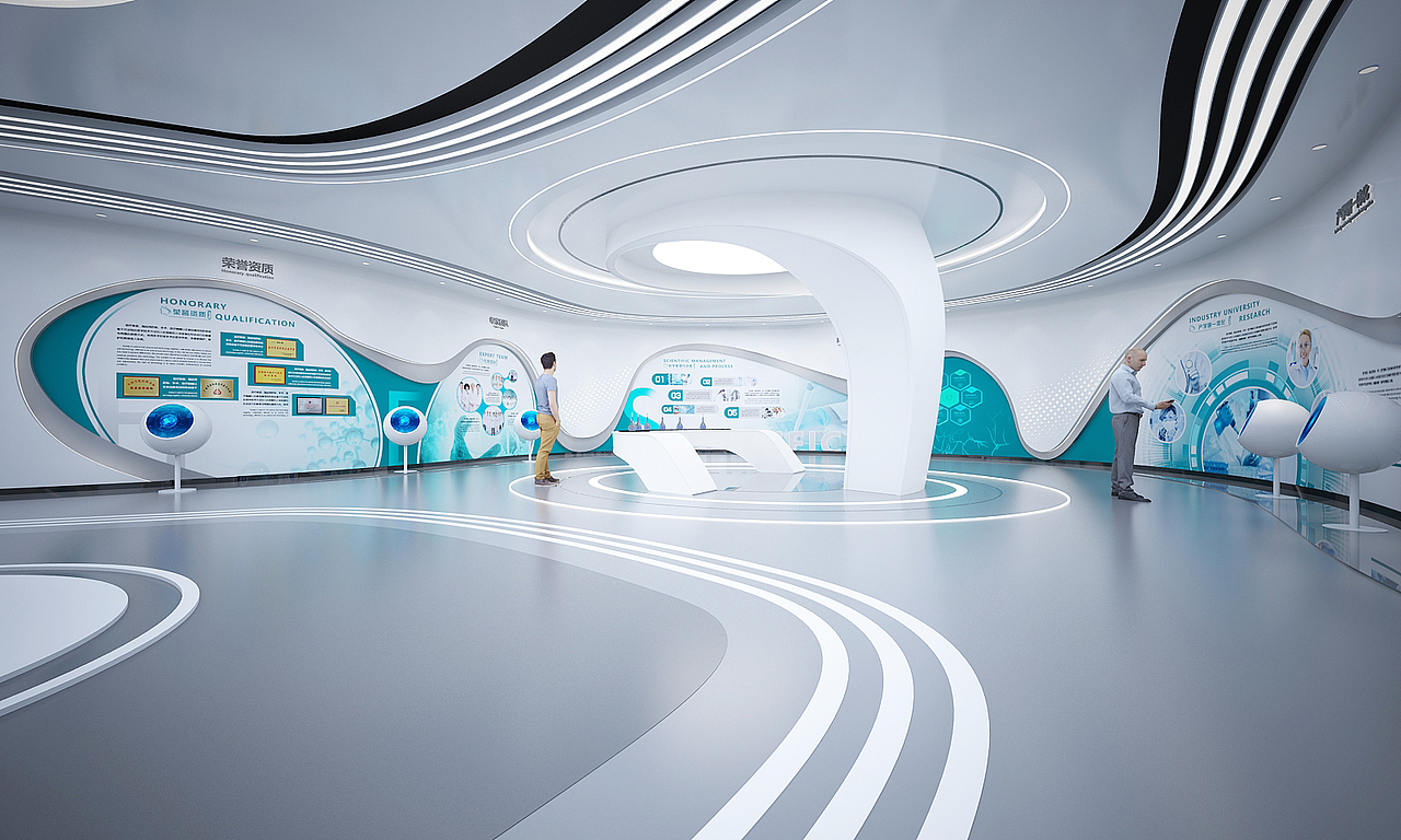 生命科技 基因医疗展厅 元宇宙展厅 人工智能展厅|空间|展陈设计|盈美