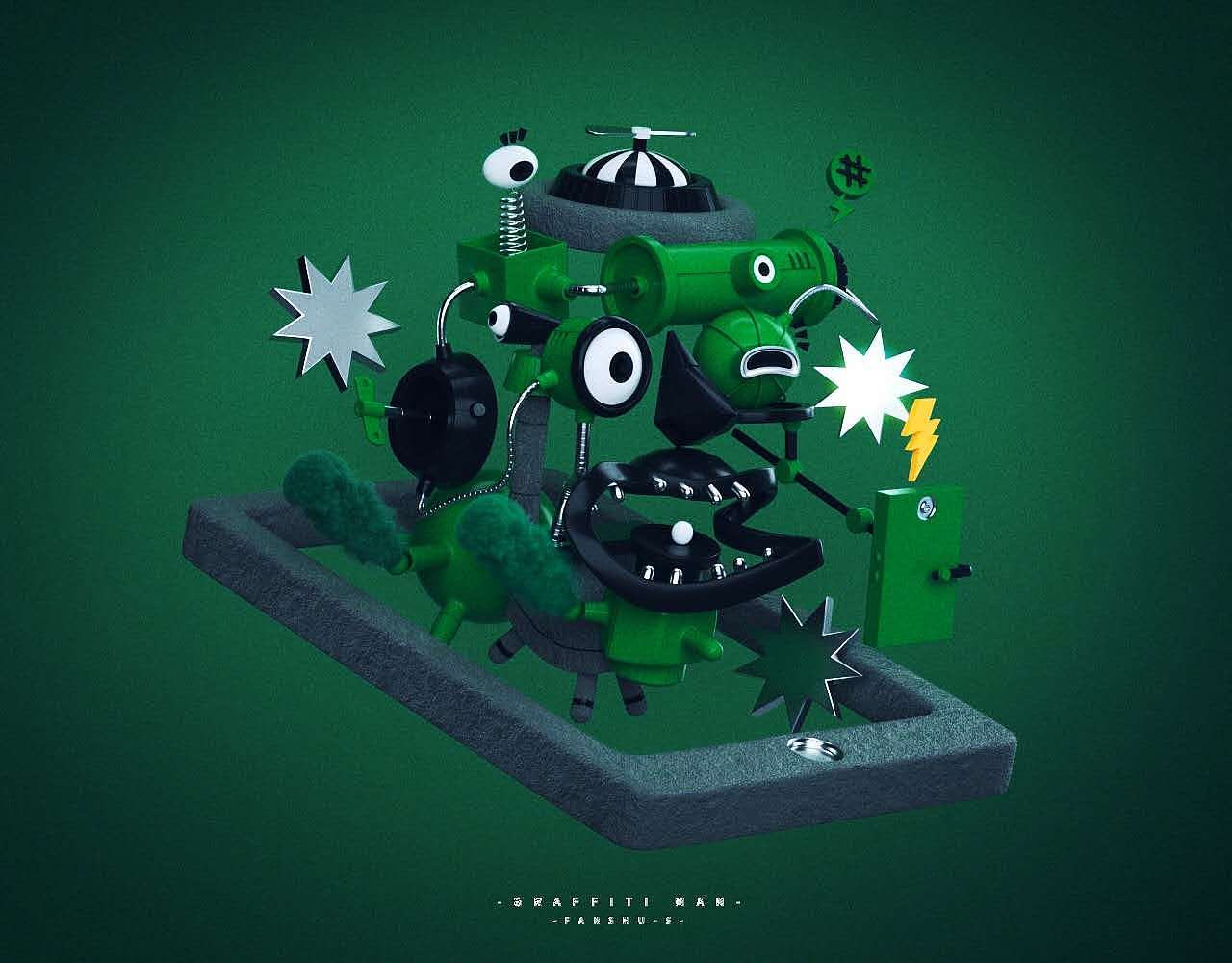 近期OC渲染合集（图ZMTk3NDcxNjQw） - 其他三维 - 站酷设计师我叫番薯负6原创素材 - 站酷ZCOOL