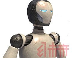 我制作的第三个机器人苹果小妈机器人局部一览，原创