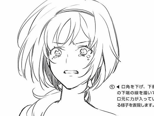 喜极而泣和悔恨的漫画人物表情怎么画？超详细的漫画教程！