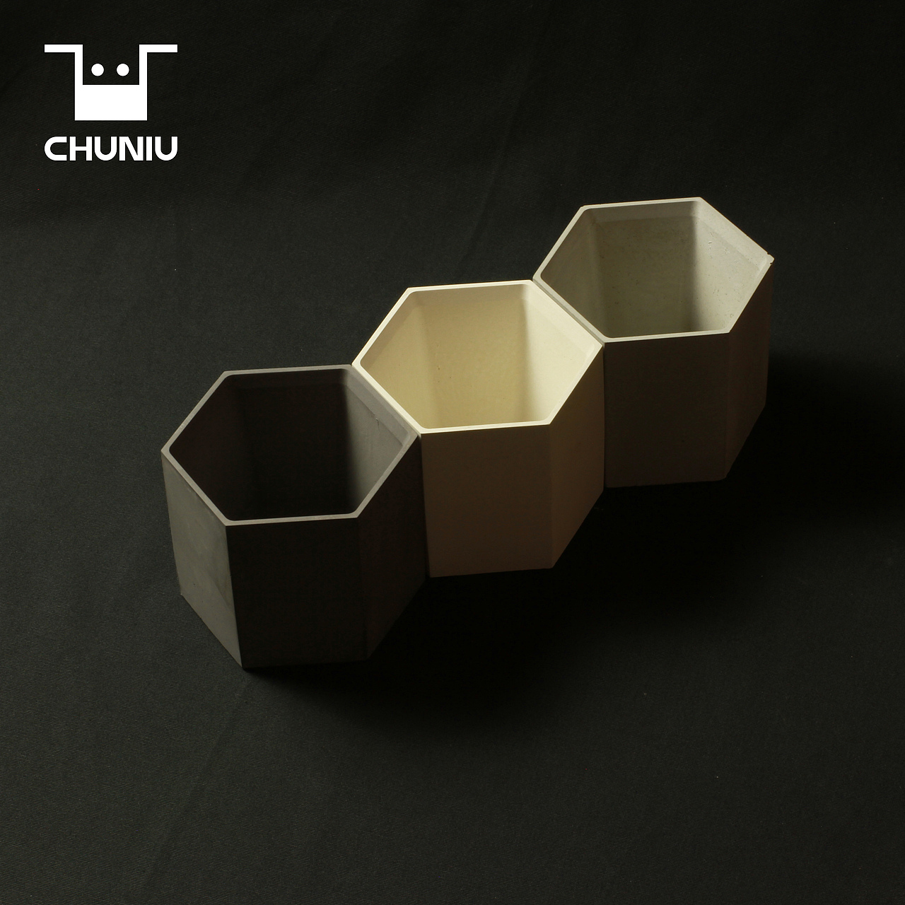 初牛原创纯手工六边形水泥花盆（图ZOTU4ODk3Mjg=） - 其他手工艺 - 站酷设计师初牛原创素材 - 站酷ZCOOL