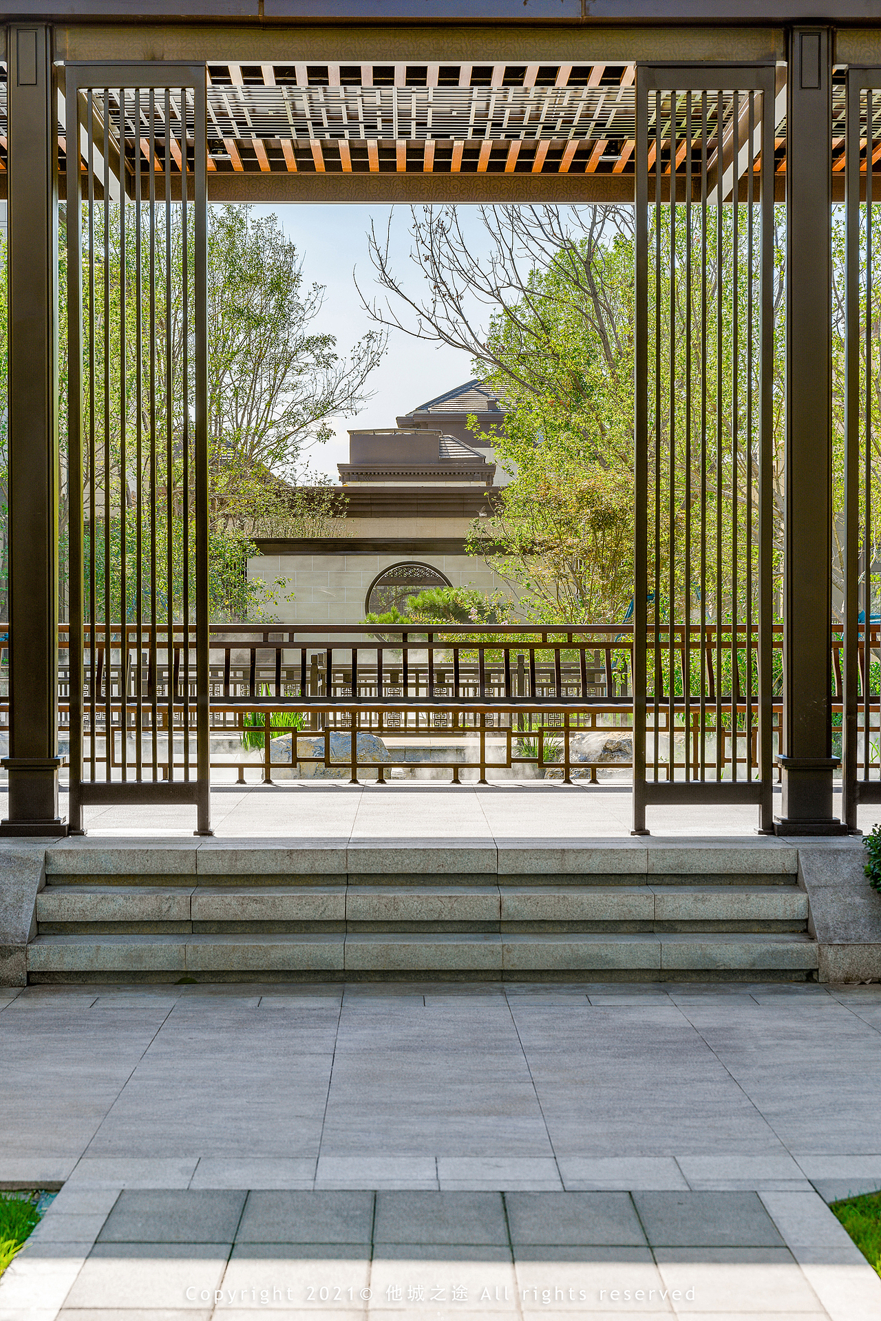 『建筑空间摄影』中海 · 丽春湖墅景观示范区（图ZMjcxMTMxMTEy） - 环境/建筑摄影 - 站酷设计师建筑空间摄影纪尧原创素材 - 站酷ZCOOL