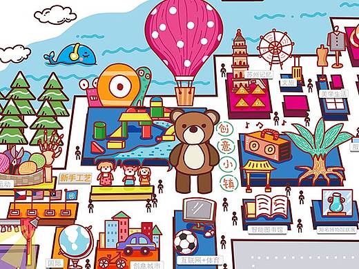 手绘地图-创博会