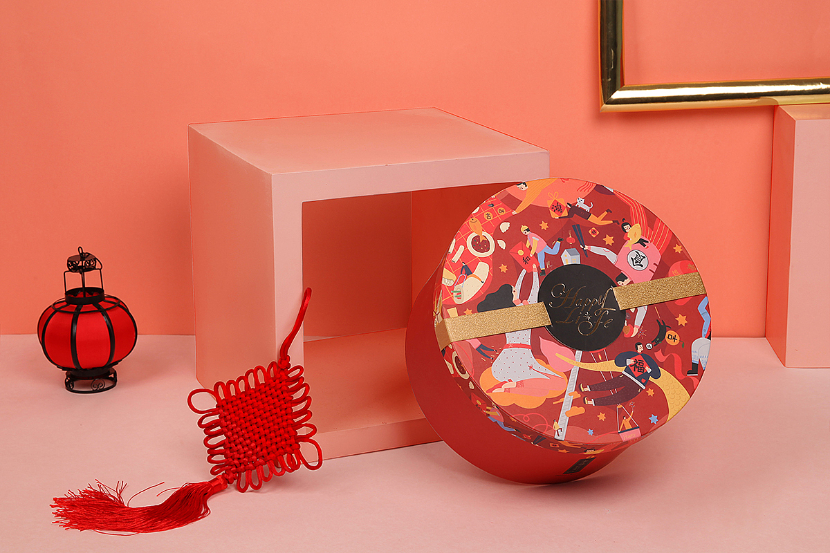 【方森园】新年年货礼盒包装设计——《幸福时刻》