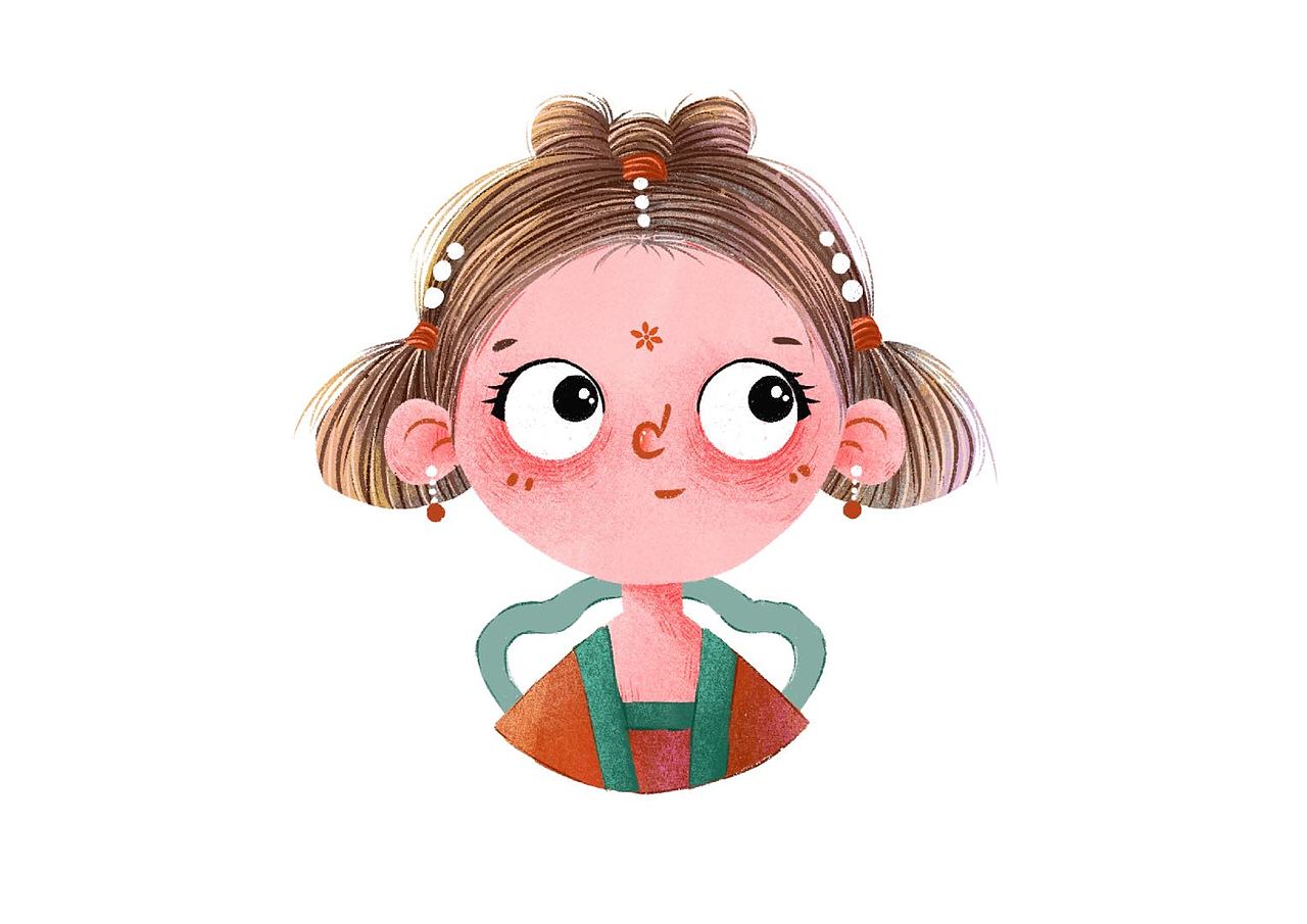 procreate可爱头像|插画|创作习作|胖橘一 - 原创作品 - 站酷 (zcool)