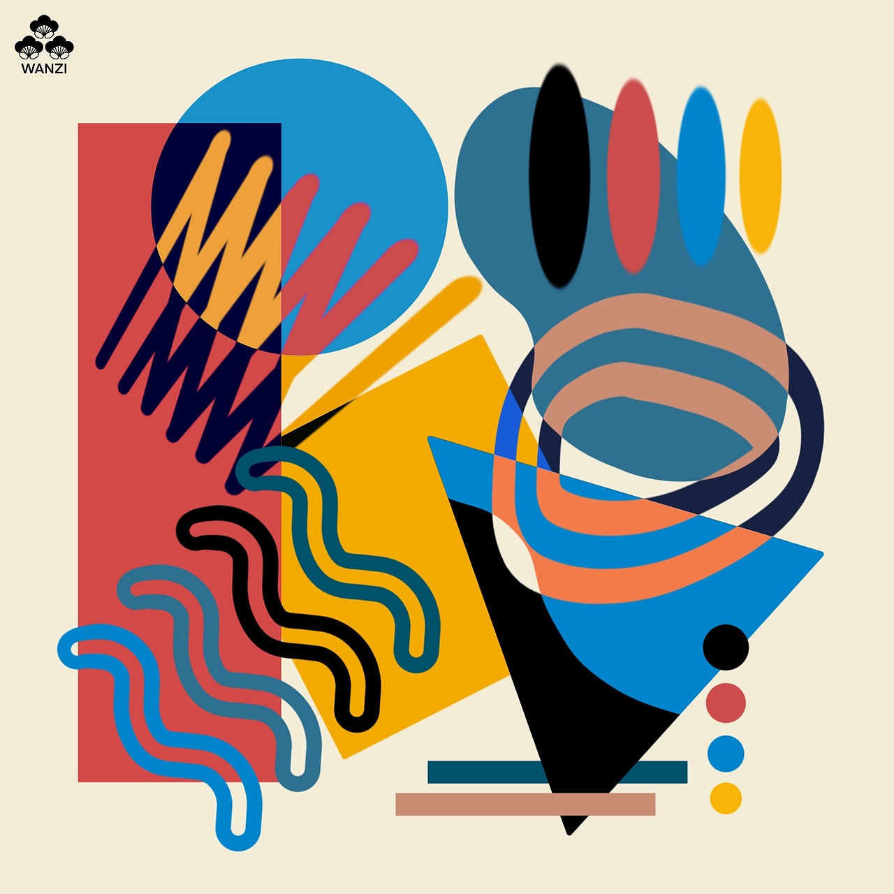 随意画色彩构成