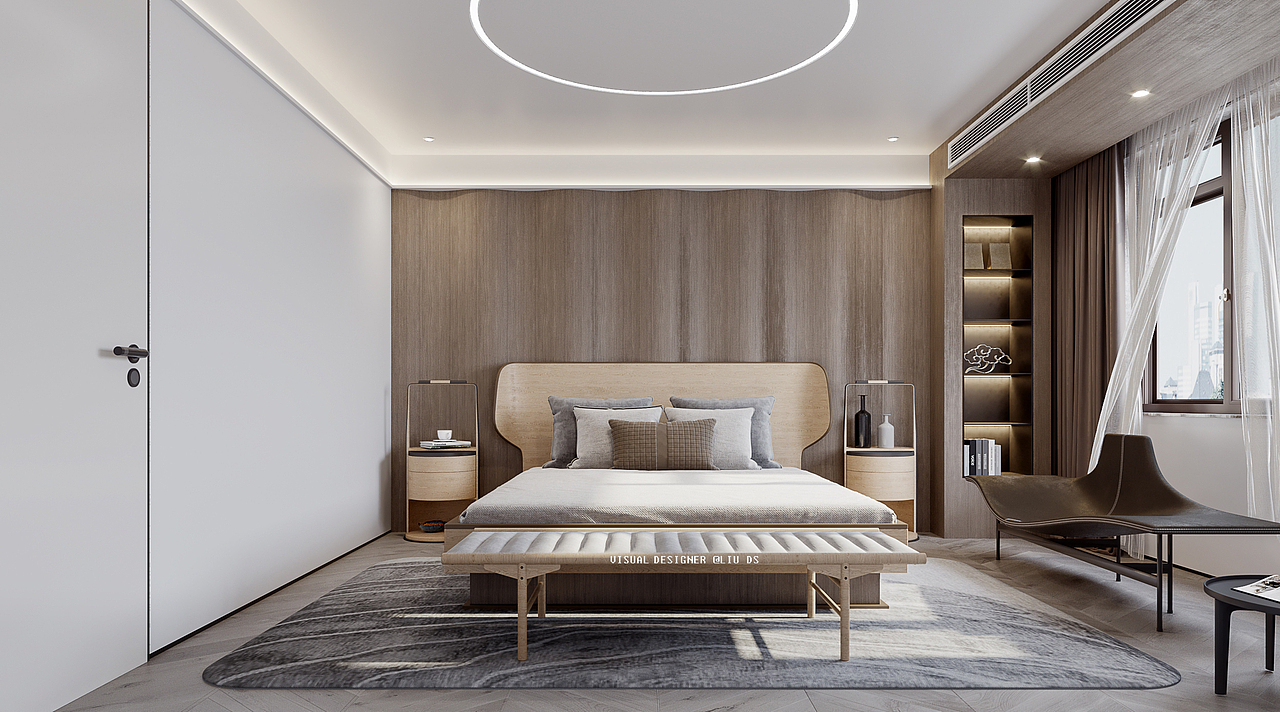 现代素色 · 大连大平层项目（图ZMjM2OTEwODE2） - 家装设计 - 站酷设计师刘大帅L原创素材 - 站酷ZCOOL