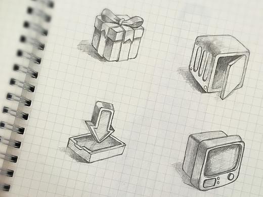 手繪圖標(biāo)（個(gè)人主頁(yè)-ZMTg0NzEwNDg=） - 繪畫 - 站酷設(shè)計(jì)師一個(gè)特殊的名字原創(chuàng)素材 - 站酷ZCOOL